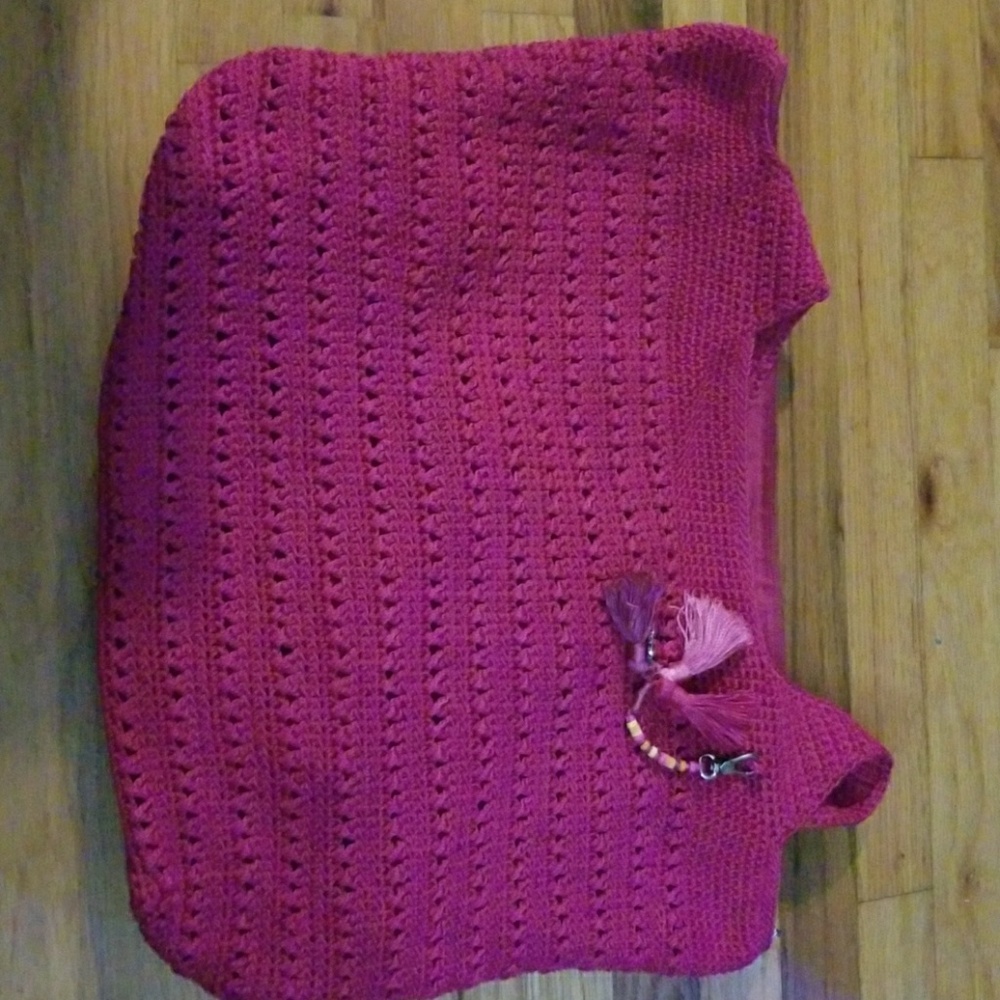 The Sak purse large hot pink